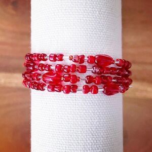 ✨ Handcrafted Memory Wire Bracelet